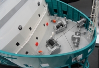 custom made model of 108m Offshore Support Vessel